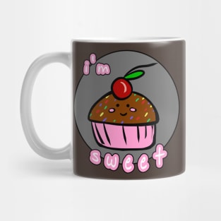 Kawaii Anime IM SWEET Cupcake Mug